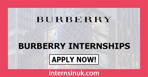 burberry internship uk|burberry apprenticeships.